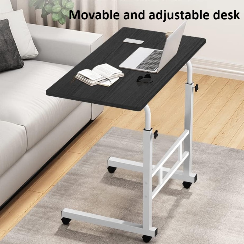 Desk Setup Notebook - Mesita de noche con ruedas universales,