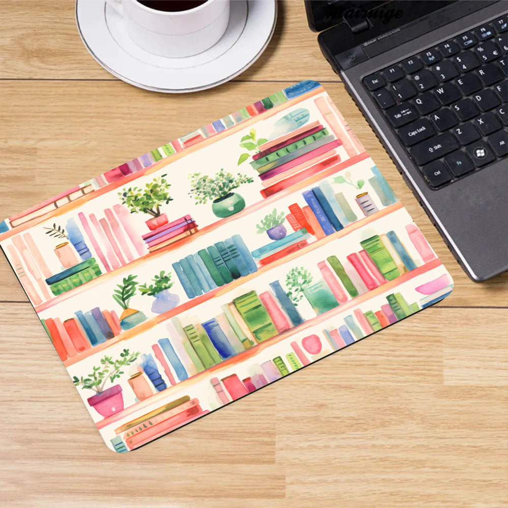 Desk Setup Books - Alfombrilla de ratón con diseño de