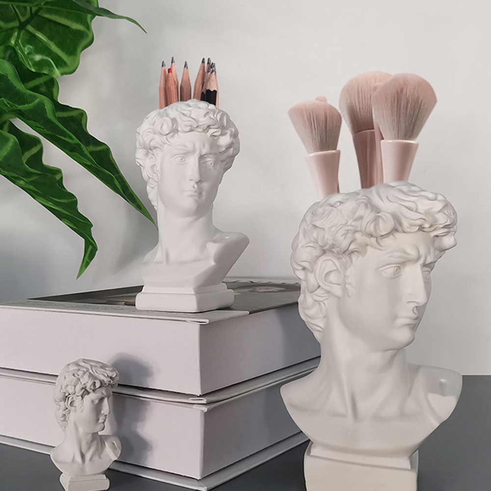 Desk Setup Plant - Portaplumas Creativo, Florero Artístico, Organizador de