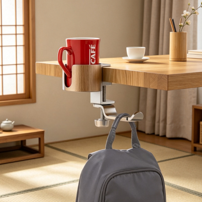 Desk Setup In Office - Soporte Giratorio Premium para Tazas, de
