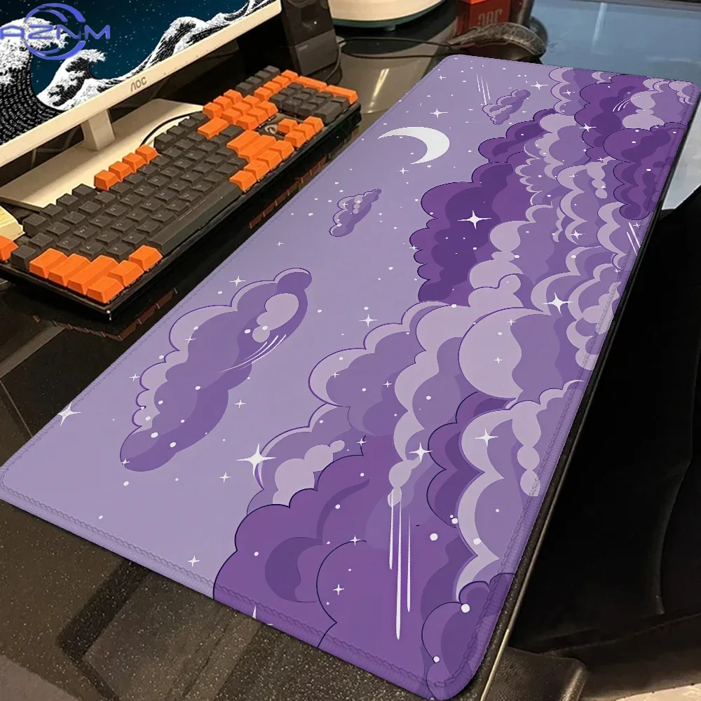 Desk Setup Tech - Alfombrilla de ratón grande Skyscape para