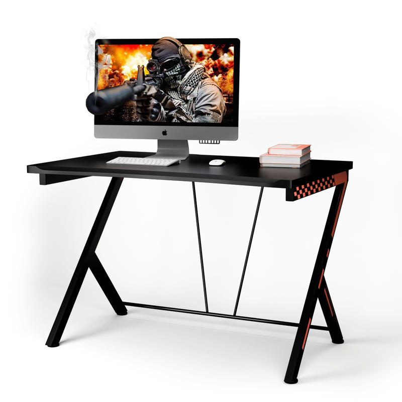 Desk Setup Small - Escritorio ergonómico moderno para computadora, tablero