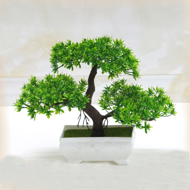 Desk Setup Plant - Bonsái Artificial, planta falsa biónica de