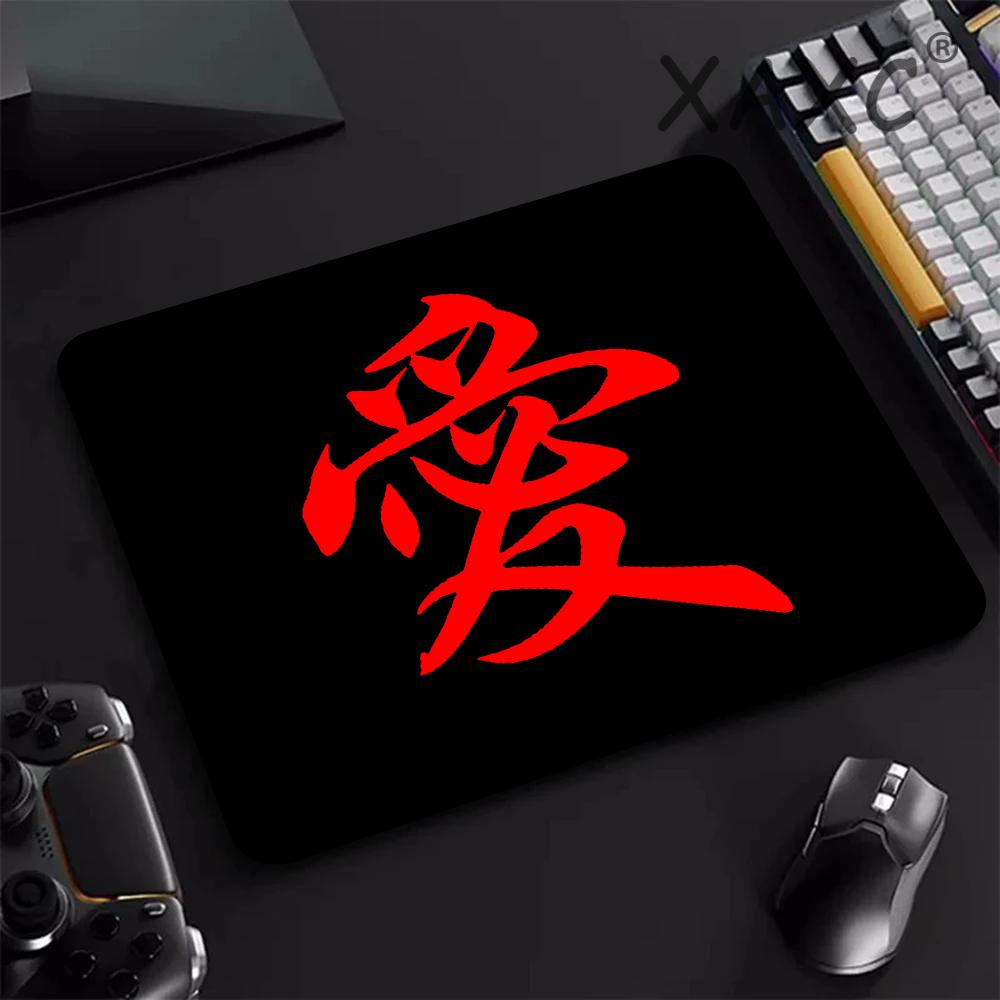 Korean Desk Setup - E-sports-alfombrilla de ratón con borde de