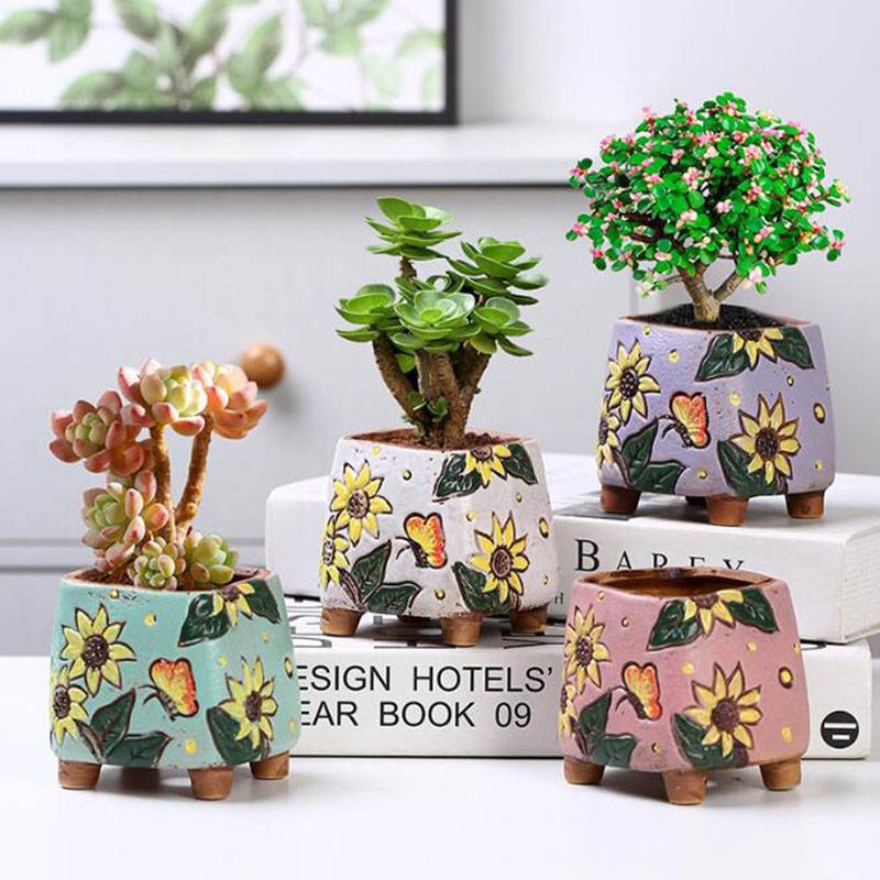 Maceta de plantas suculentas c - Desk Setup Plant reseña y precio