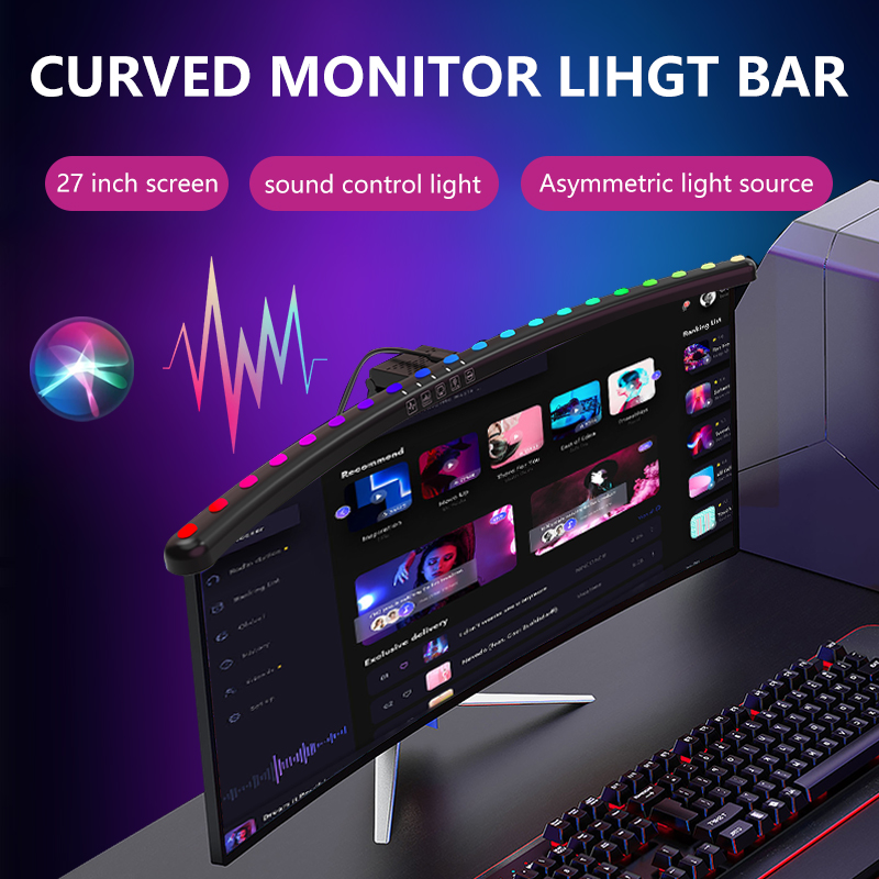 Barra de Luz RGBIC para Monito - Desk Setup Tech reseña y precio