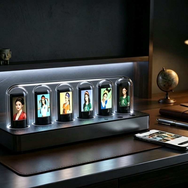 Relojes de Tubo Nixie Simulado - Desk Setup Artist reseña y precio