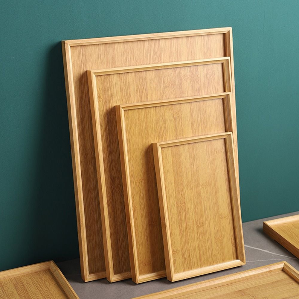Bandeja Decorativa de Bambú Na - Desk Setup Retro reseña y precio