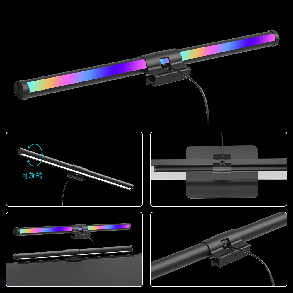 Barra de luz LED regulable con - Desk Setup Tech reseña y precio