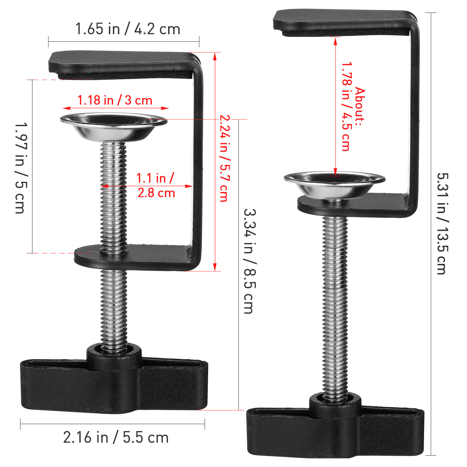 Abrazadera en C de mesa robust - Desk Setup Build reseña y precio