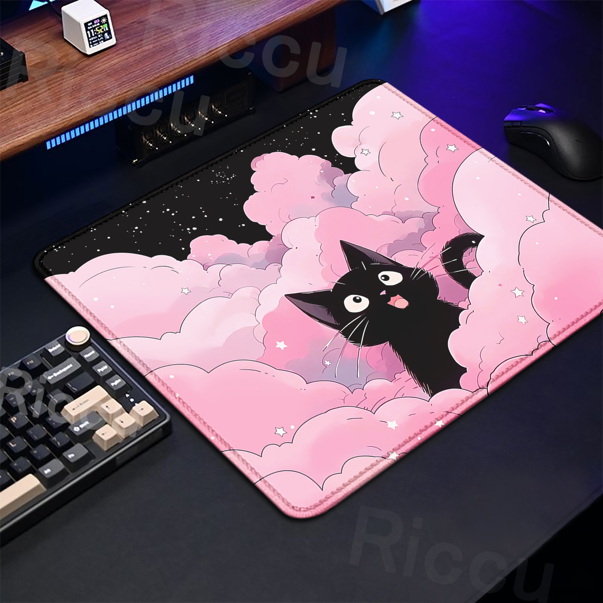 Alfombrilla de ratón de gato n - Korean Desk Setup reseña y precio