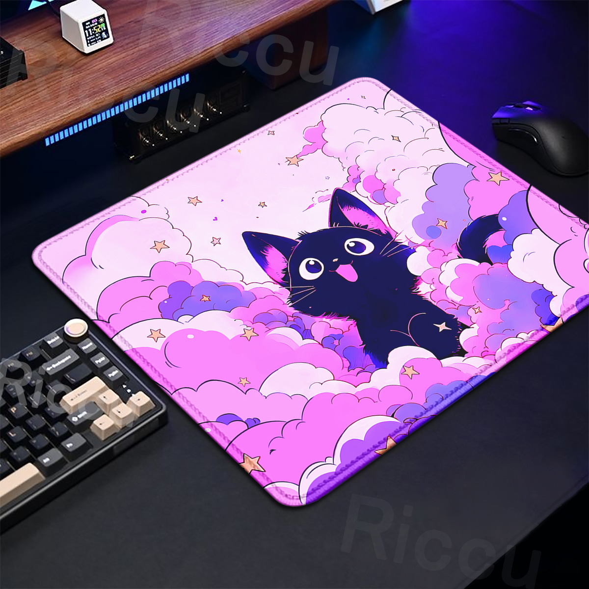 Alfombrilla de ratón de gato n - Korean Desk Setup reseña y precio