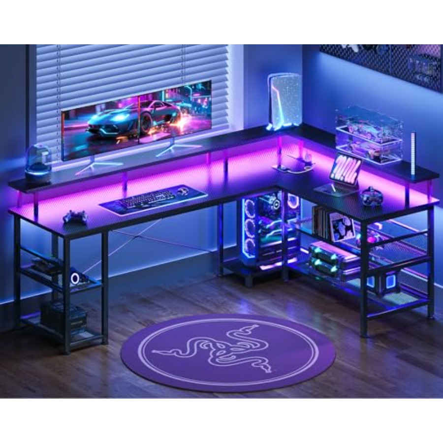 Escritorio Gaming Grande en Fo - Desk Setup In Office reseña y precio