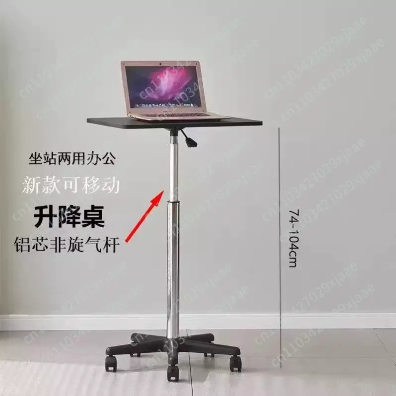 Mesa móvil con ruedas, mesa el - Desk Setup Notebook reseña y precio