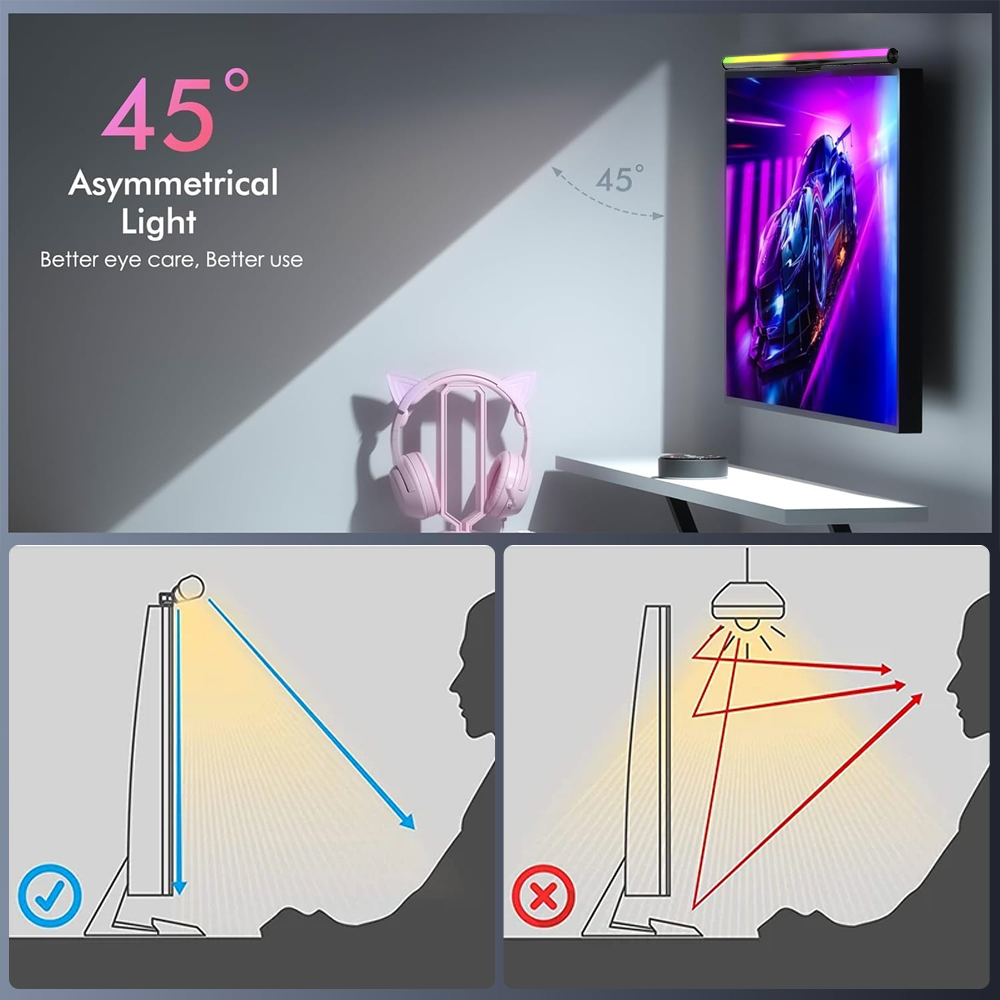 Barra de Luz WiFi para Monitor - Desk Setup No Computer reseña y precio