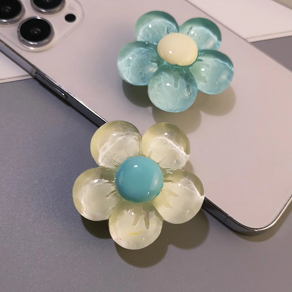 Soporte de Teléfono con Flores - Korean Desk Setup reseña y precio