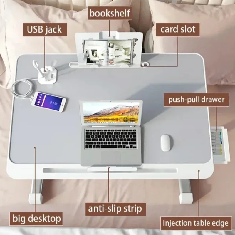 Mesa de bandeja para cama para - Desk Setup Notebook reseña y precio