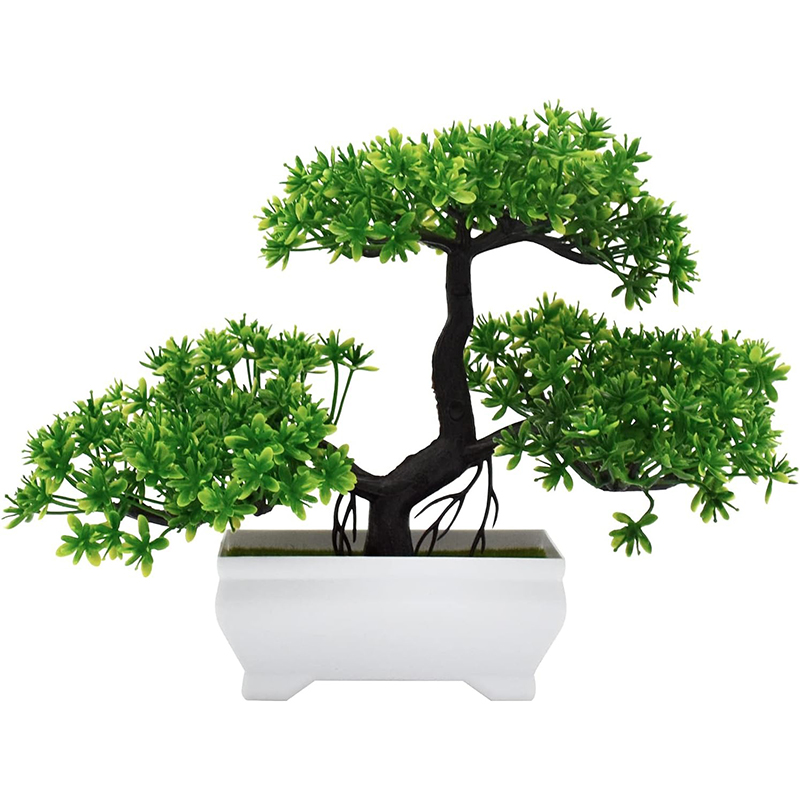 Bonsái Artificial, planta fals - Desk Setup Plant reseña y precio