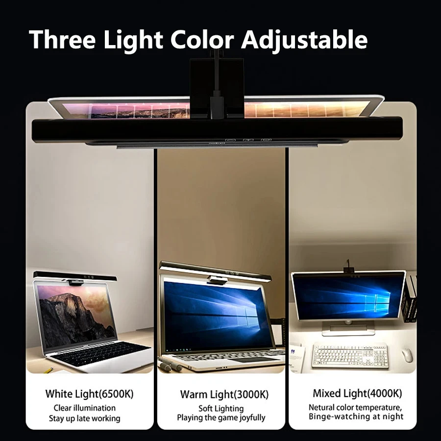 Lámpara LED de 33cm/50cm para  - Desk Setup No Computer reseña y precio