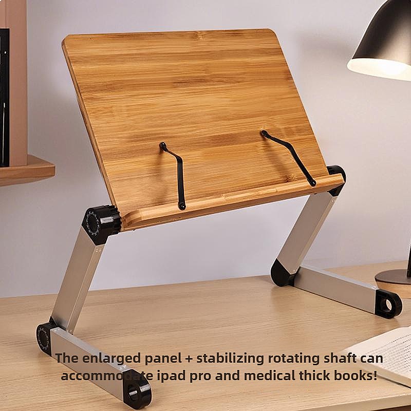 Mesa de Bambú Ajustable para C - Desk Setup Books reseña y precio