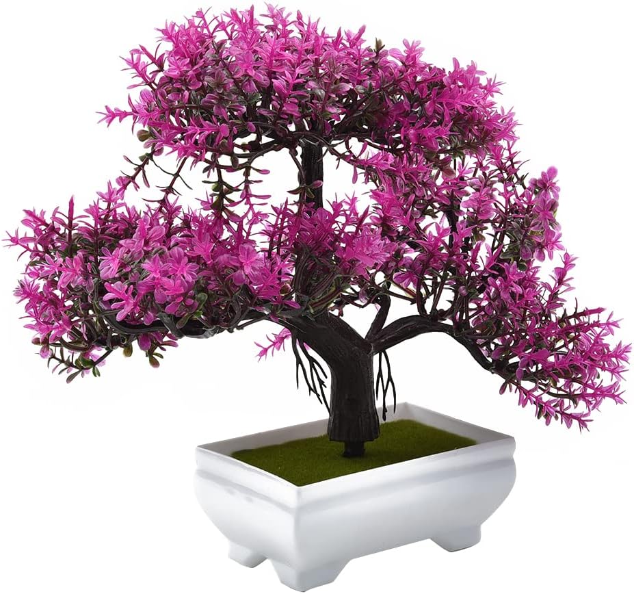 Plantas artificiales bonsái, p - Desk Setup Plant reseña y precio