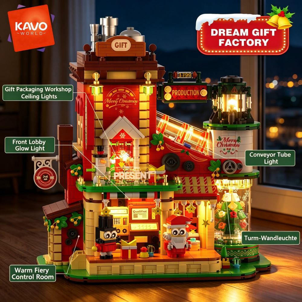 KAVOWORLD 2775 Piezas Bloques  - Desk Setup Build reseña y precio