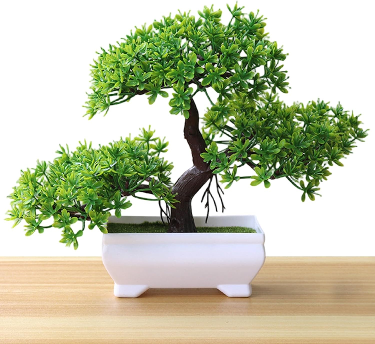 1/2 Piezas de Bonsái Artificia - Desk Setup Plant reseña y precio