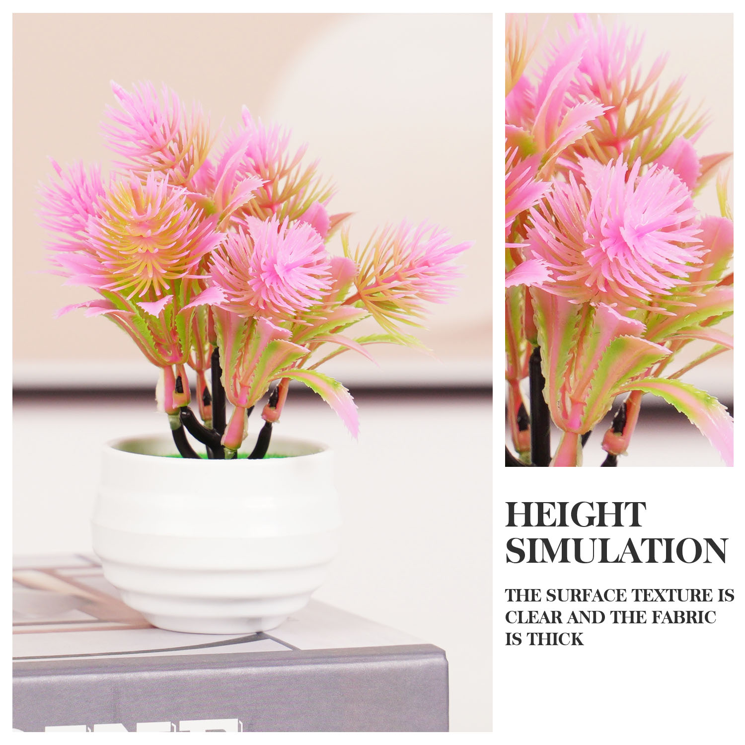 Mini plantas artificiales bons - Desk Setup Plant reseña y precio
